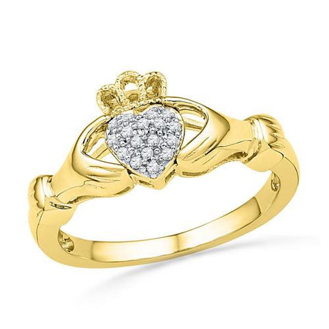 10K Yellow-gold 0.60CTW DIAMOND FASHION RING