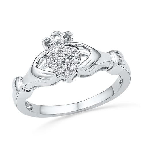 10KT White Gold 0.60CTW DIAMOND FASHION RING