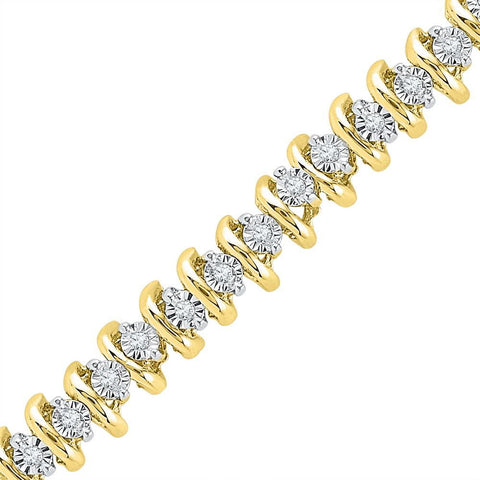 1-4CTW-Diamond FASHION BRACELET