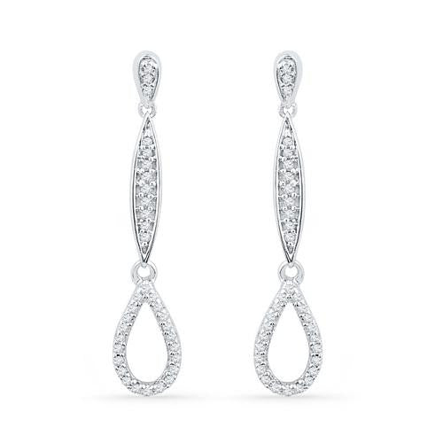 10K Yellow-gold 0.20CTW DIAMOND FASHION EARRING