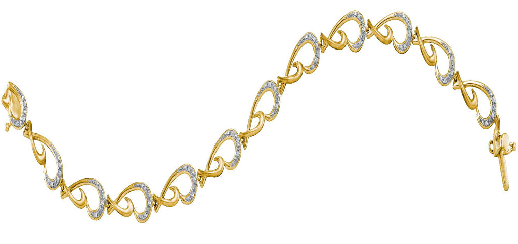 1-8CT-Diamond MICRO-PAVE BRACELET