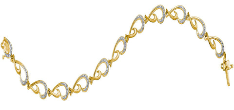 1-8CT-Diamond MICRO-PAVE BRACELET