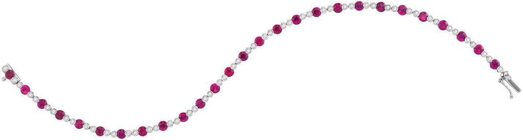 1-2CTW-Diamond 3  1-2CT-RUBY BRACELET