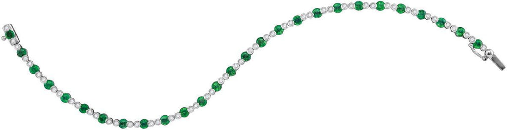 1-2CTW-Diamond 3  CT-EME BRACELET