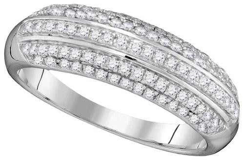 10KT White Gold 0.50CTW DIAMOND FASHION RING