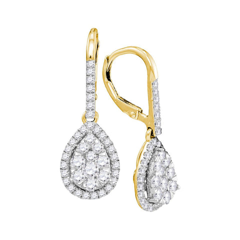 1  3-8CTW-Diamond FASHION EARRING