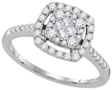 14KT White Gold 0.50CTW-Diamond SOLIEL BRIDAL RING