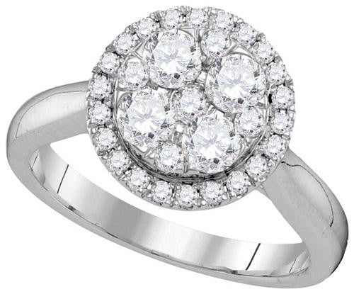 14KT White Gold 4.57CTW-Diamond LARISSA RING