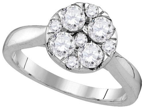 14KT White Gold 1.01CTW-Diamond LARISSA RING