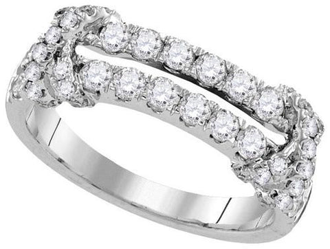 14KT White Gold 1.00CTW-Diamond FASHION BAND