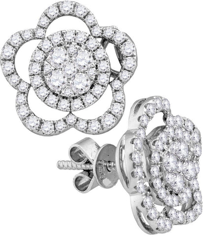 1 CTW-Diamond FASHION EARRINGS