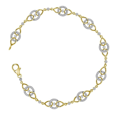 1-2CTW-Diamond FASHION BRACELET