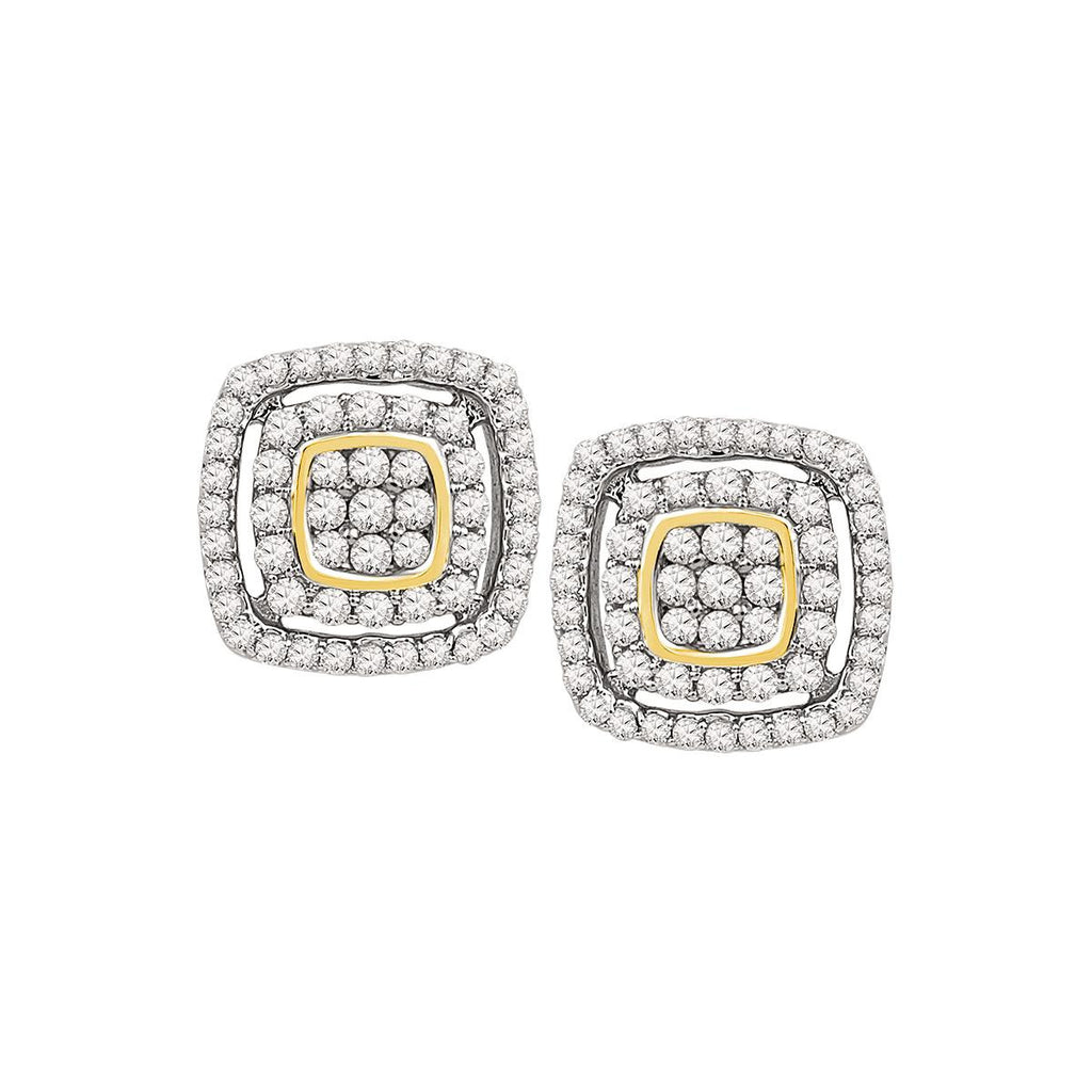 1-2CTW-Diamond FASHION EARRINGS