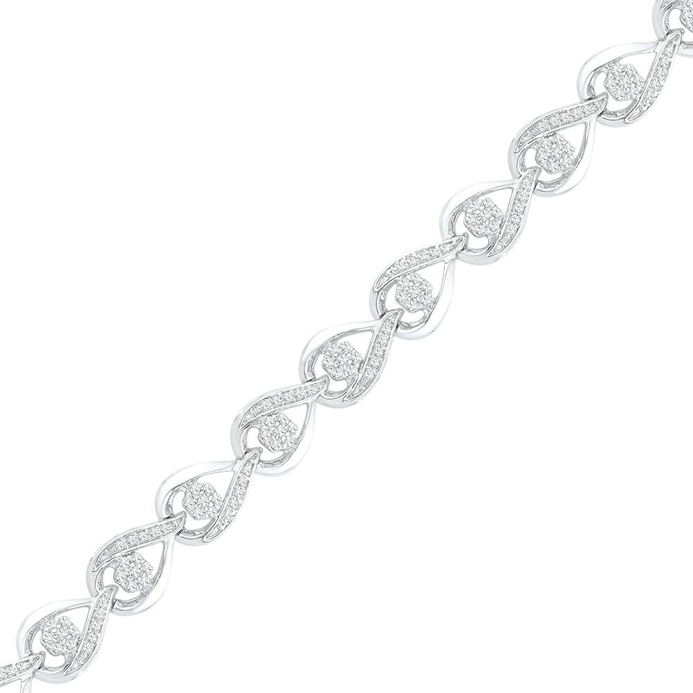 1  1-5CTW-Diamond FASHION BRACELET