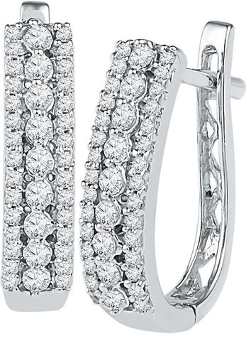 3-8CTW-Diamond FASHION EARRINGS