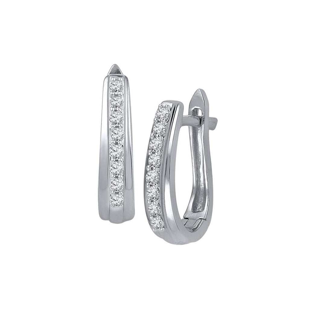 1-4CTW-Diamond FASHION HOOPS