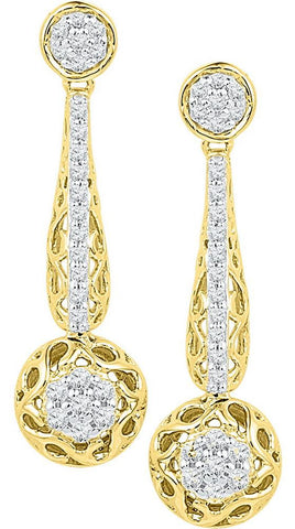 1-3CTW-Diamond FASHION EARRING