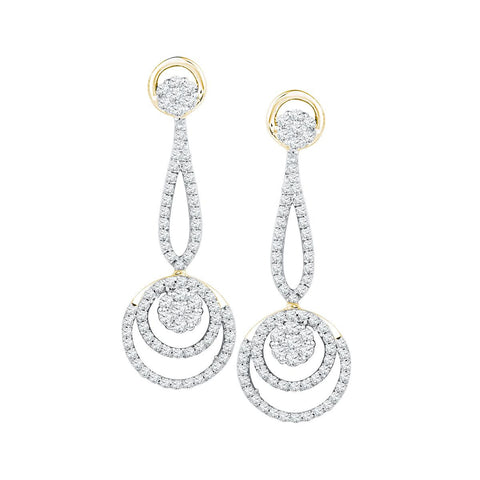 1 CTW-Diamond FASHION EARRING