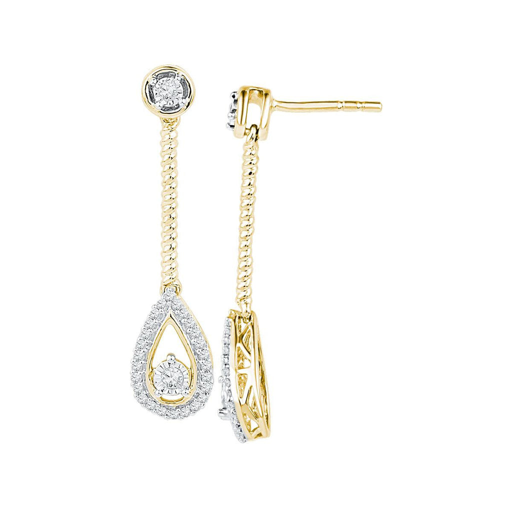 1-4CTW-Diamond FASHION EARRING