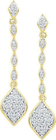 1-4CTW-Diamond FASHION EARRING