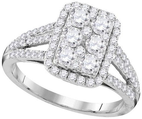 10KT White Gold 0.25CTW-Diamond FASHION RING-S5