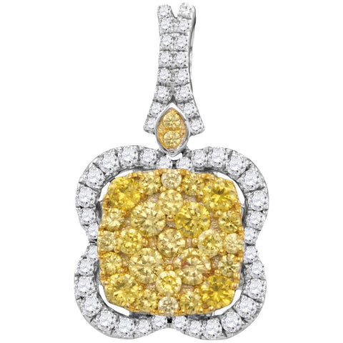 1  5-8CTW-Diamond YELLOW  PENDANT