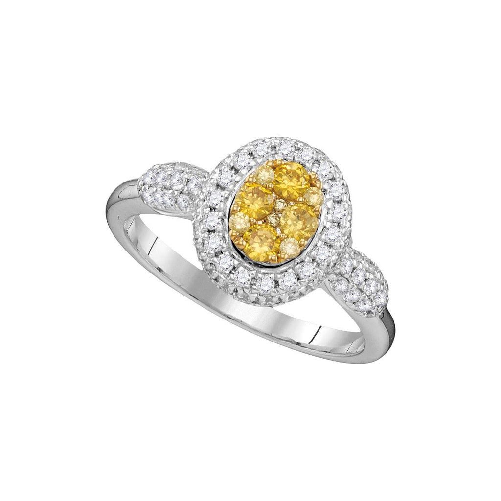 1 CTW-Diamond FASHION YELLOW RING