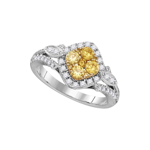 1 CTW-Diamond FASHION YELLOW RING