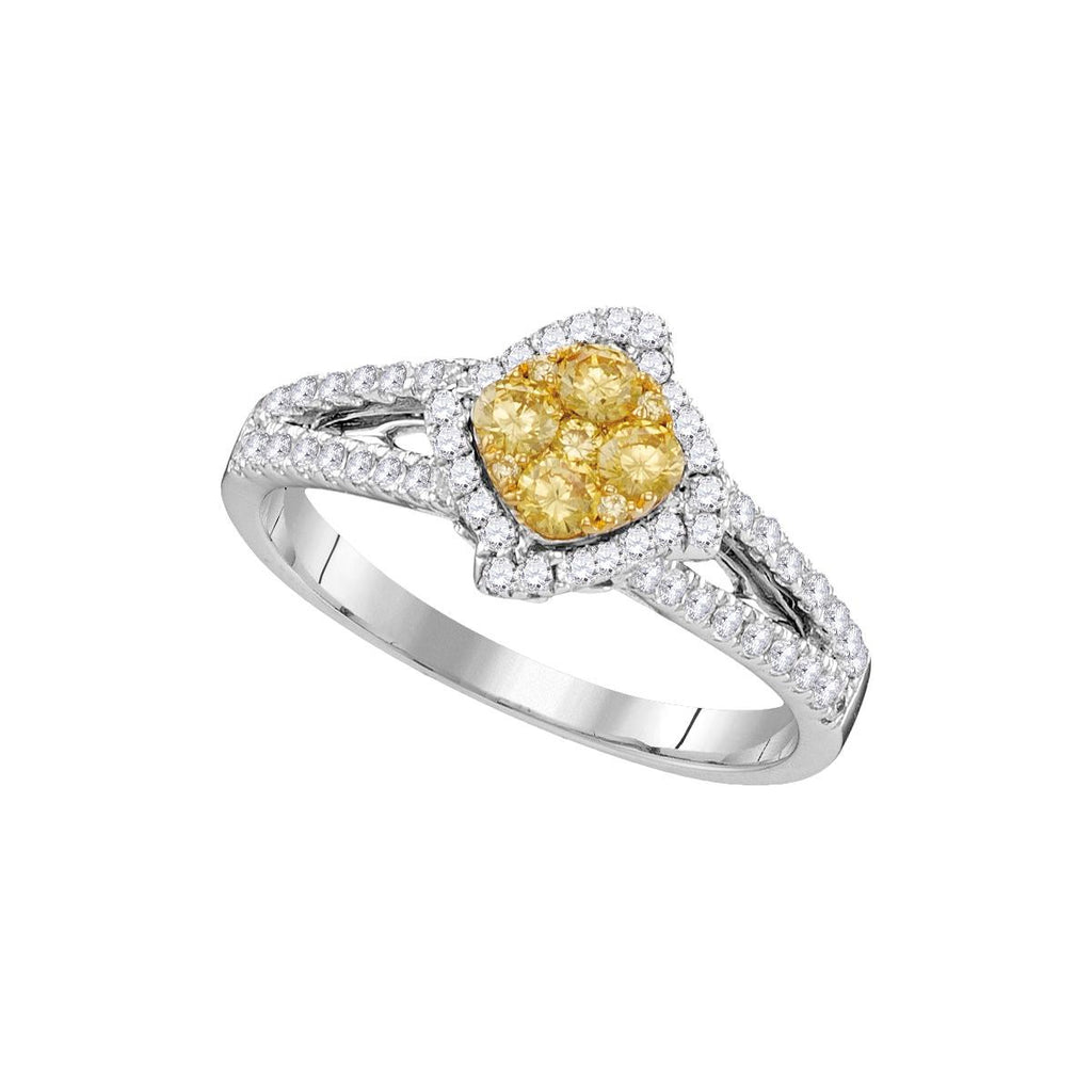 3-4CTW-Diamond FASHION YELLOW RING