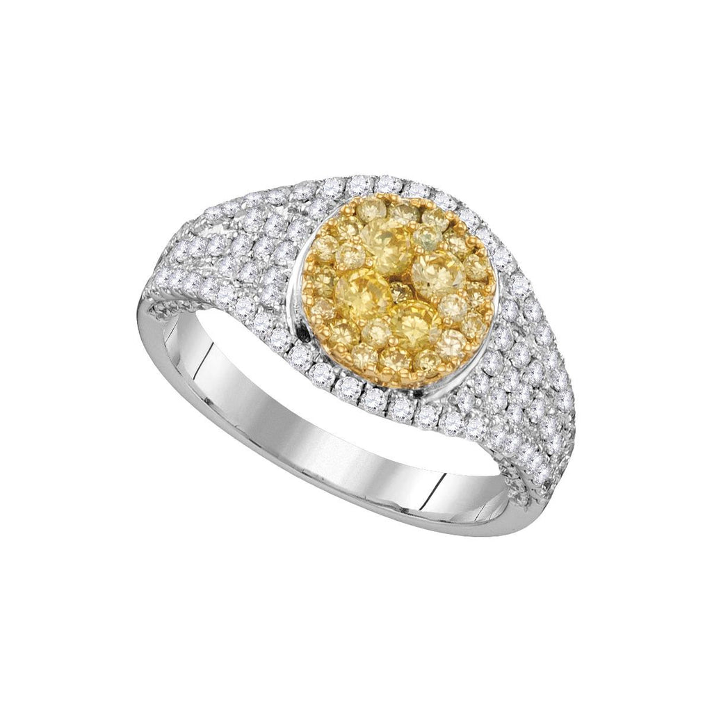 1  1-5CTW-Diamond FASHION YELLOW RING