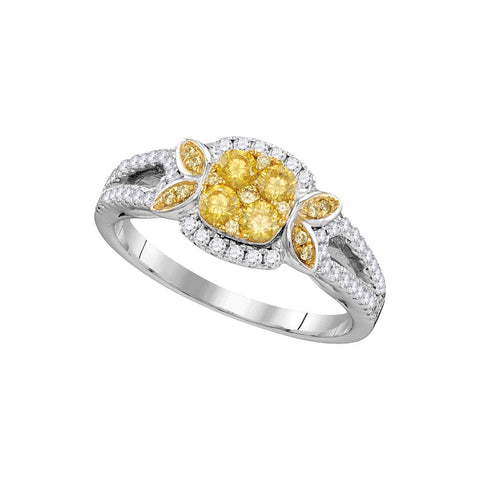 3-4CTW-Diamond FASHION YELLOW RING