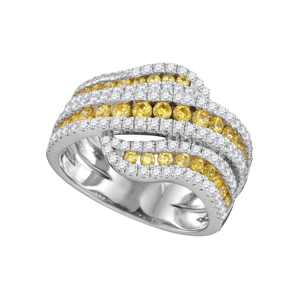 1  3-4CTW-Diamond YELLOW  RING