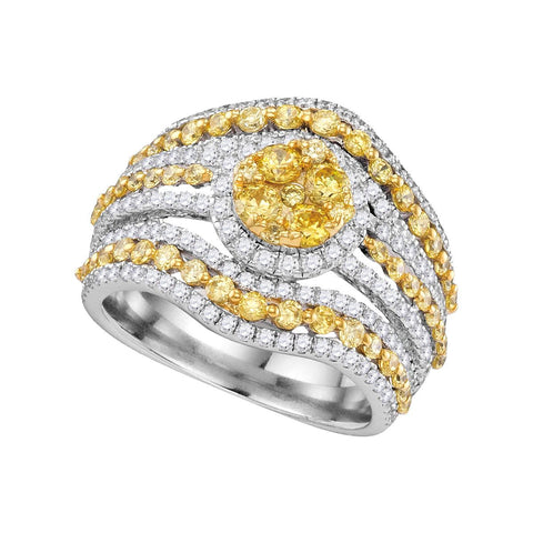 2 CTW-Diamond YELLOW  RING