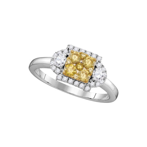 1 CTW-Diamond YELLOW  RING