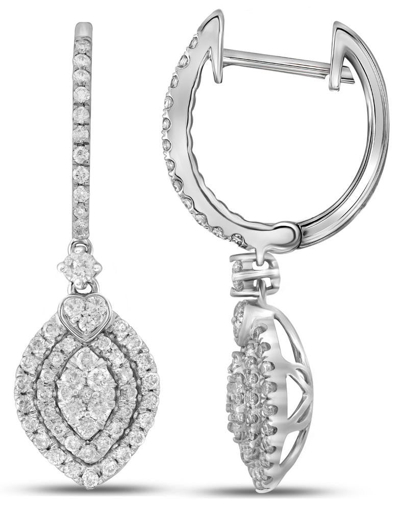 1 CTW-Diamond FASHION EARRING