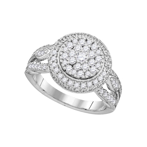 1  1-3CTW-Diamond BRIDAL RING