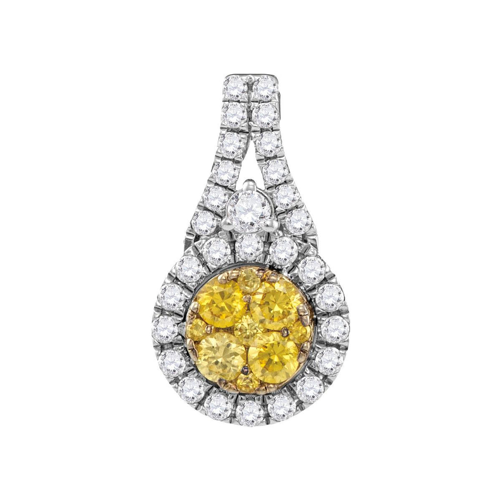 5-8CTW-Diamond FASHION YELLOW PENDANT