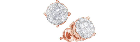 1-4CT-Diamond SOLEIL EARRINGS