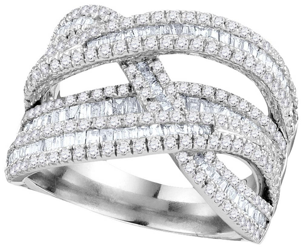 1  7-8CTW-Diamond LADIES FASHION RING