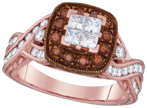 1 3-8CTW-Diamond BROWN  RING