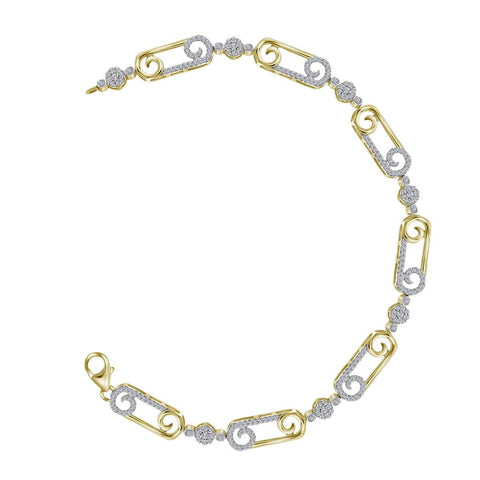 3-4CTW-Diamond FASHION BRACELET