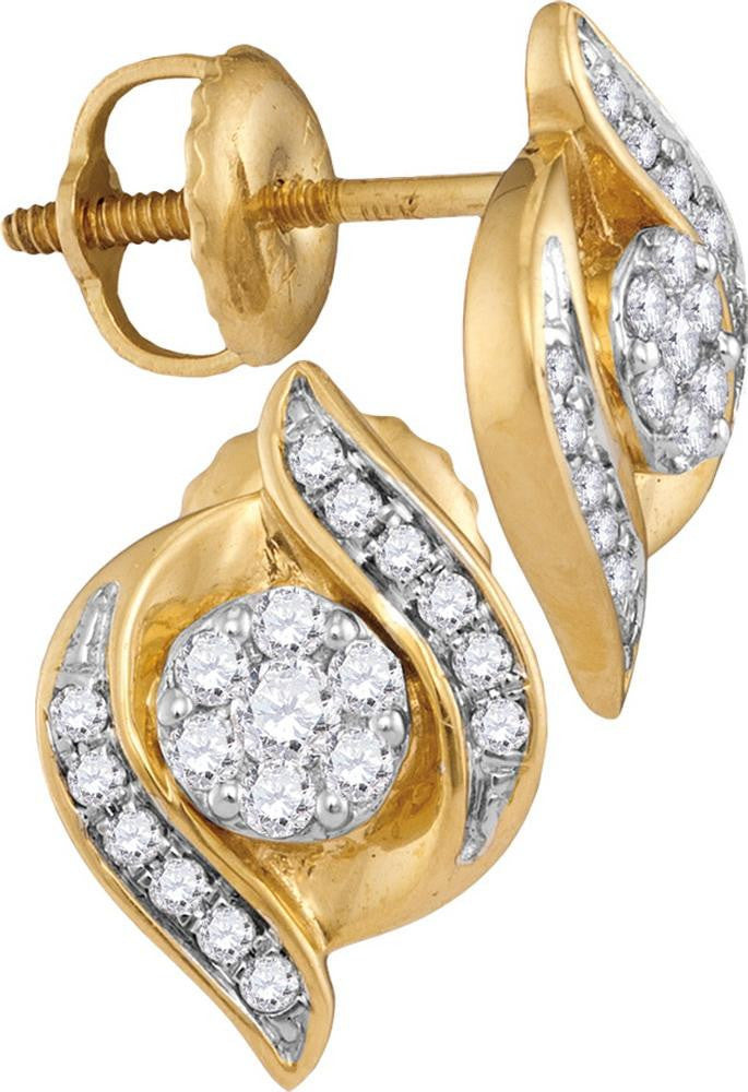 1-4CTW-Diamond FASHION EARRINGS