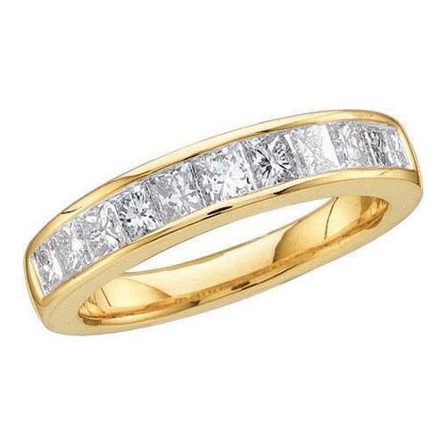 14KT Yellow Gold 0.25CT DIAMOND INVISIBLE BAND