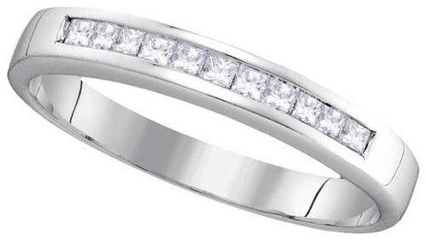 14KT White Gold 0.25CT DIAMOND INVISIBLE BAND