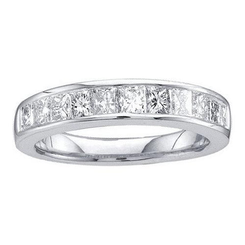 14KT White Gold 0.50CTW DIAMOND INVISIBLE BAND