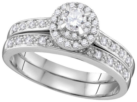 1-2CTW-Diamond 1-5CT-CRD BRIDAL SET