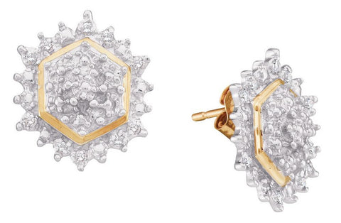 1-10CTW-Diamond CLUSTER EARRINGS