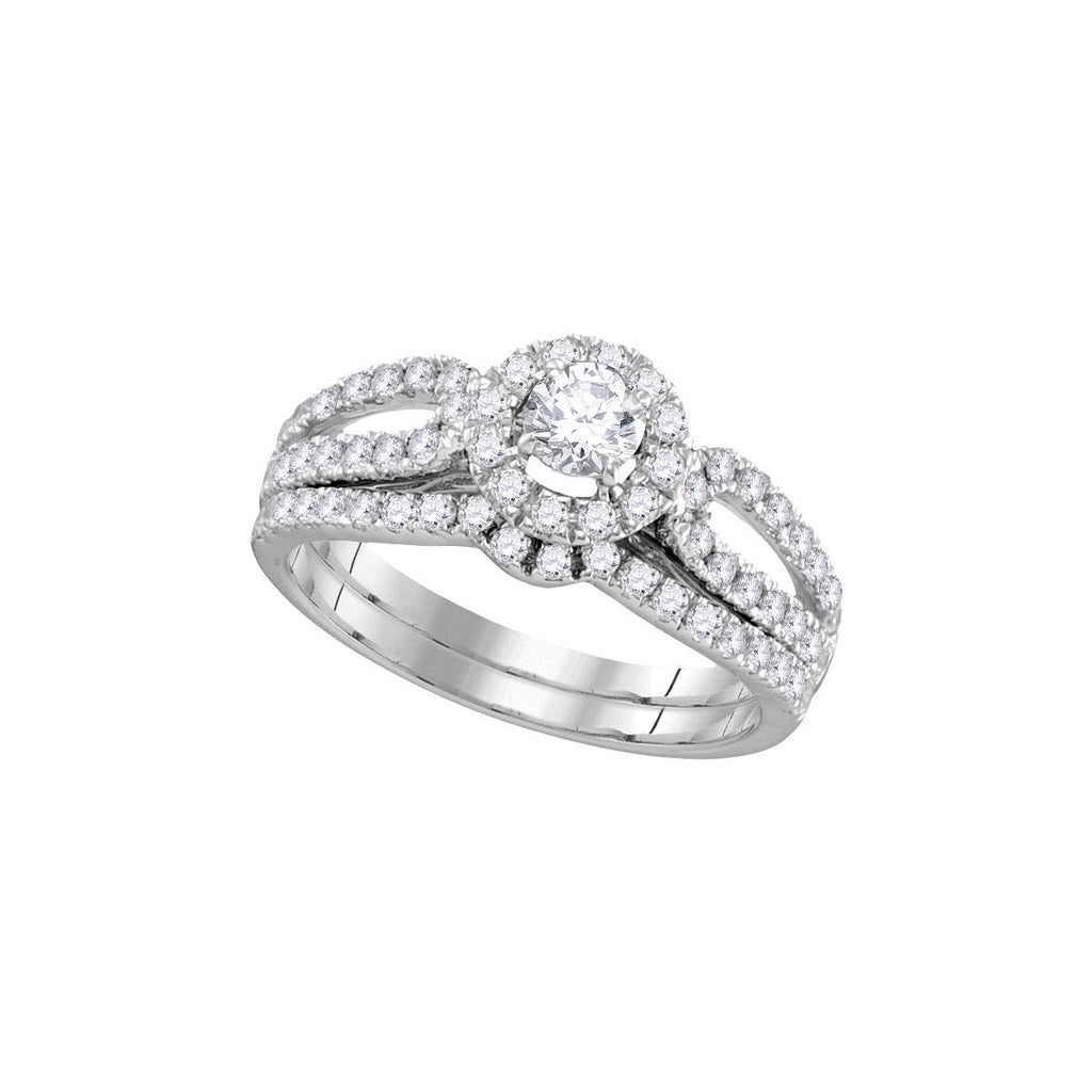 1CTW-Diamond 1-4CT-RD BRIDAL SET CERTIFIED