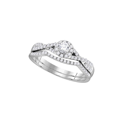 1-2CTW-Diamond 1-6CT-CRD BRIDAL SET