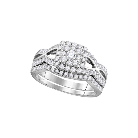 1CTW-Diamond 1-10CT-CRD BRIDAL SET